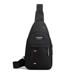 Men Women Nylon Waist Packs Crossbody Sling Bag