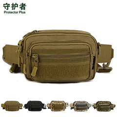 Camouflage Nylon Waist Bag for Men and Women