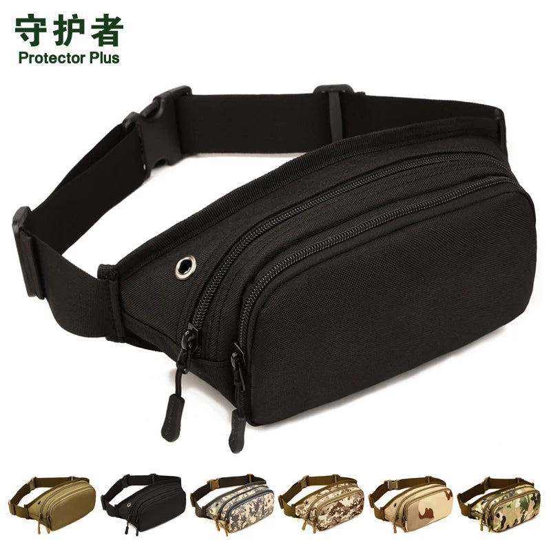 Male Small Wallet Purse Mountaineering Shoulder Bag Travel Waist Pack