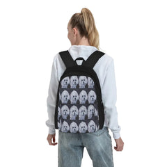 Maltese Fine Art Painting Backpacks Men's Backpacks Bags For Women