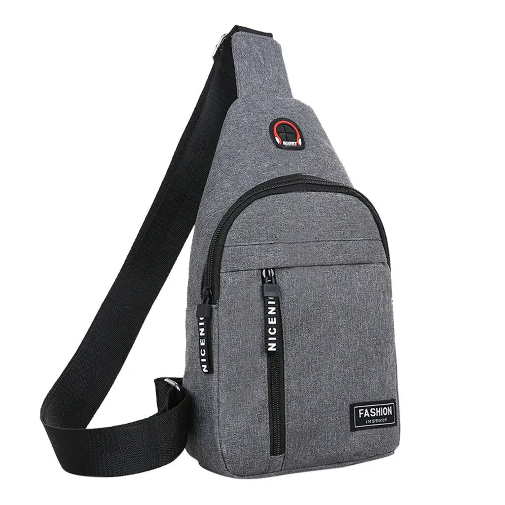 Nylon Waist Packs Sling Bags Crossbody Outdoor Sport Shoulder Chest Daily Picnic