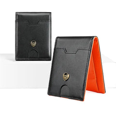 Genuine Leather Men's Wallet Short Wallet Purse Portefeuille Homme