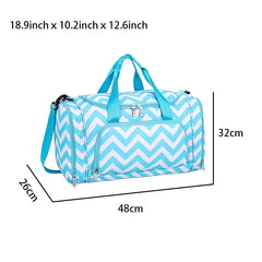 Large Duffle Bag with Shoe Compartment for Travel and Gym
