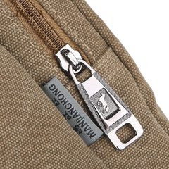 Large Capacity Canvas Messenger Duffle Tote Travel Shoulder Bag