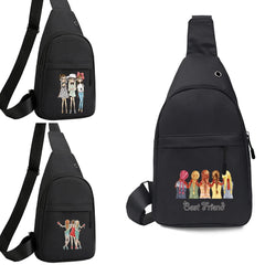 Print Crossbody Bag Waist Fanny Pack Sports Outdoor Hip Chest Packs