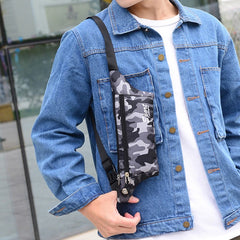 Camouflage Print Waist Pack Bag for Outdoor Running and Travel