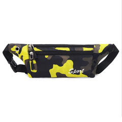 Camouflage Print Waist Pack Bag for Outdoor Running and Travel