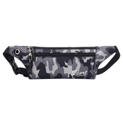 Camouflage Print Waist Pack Bag for Outdoor Running and Travel