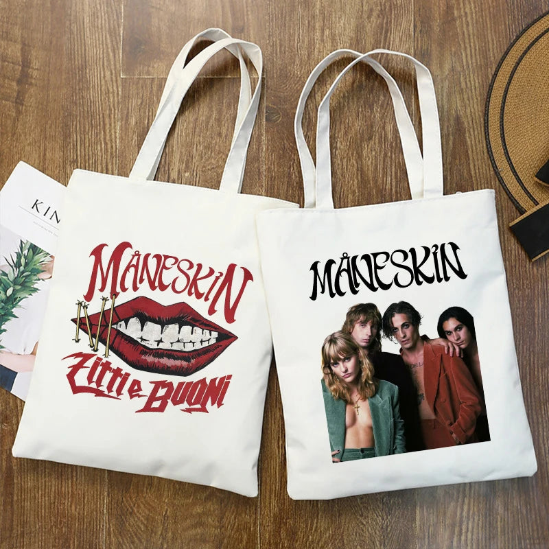 Maneskin Shopping Bags Shopper Bag Tote Bag Handbags Shoulder Bag