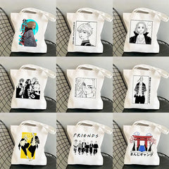 Tokyo Revengers Anime Gothic Tote Bag Canvas Shoulder Bag