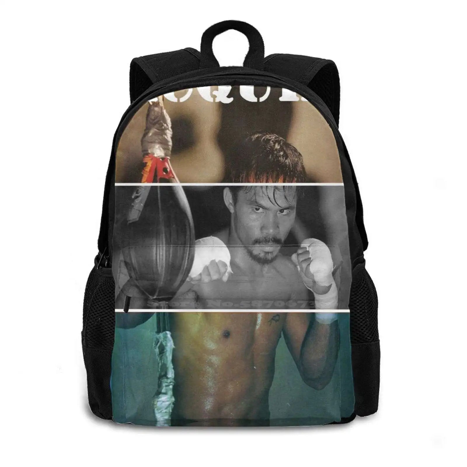 Manny Pacquiao School Bags For Teenage Girls Laptop Travel Bags Boxing