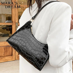 Mara's Dream 12 Color Shopping Bag Retro Totes Shoulder Bag Female PU Zipper