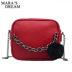Mara's Dream Small Chain Women Bag PU Shoulder Crossbody Bag