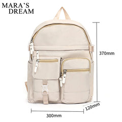 Mara's Dream Backpack Women Large Capacity Waterproof Oxford Cloth