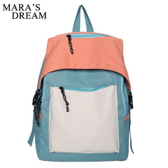 Mara's Dream Preppy Style School Bags High Nylon School Girl Backpack