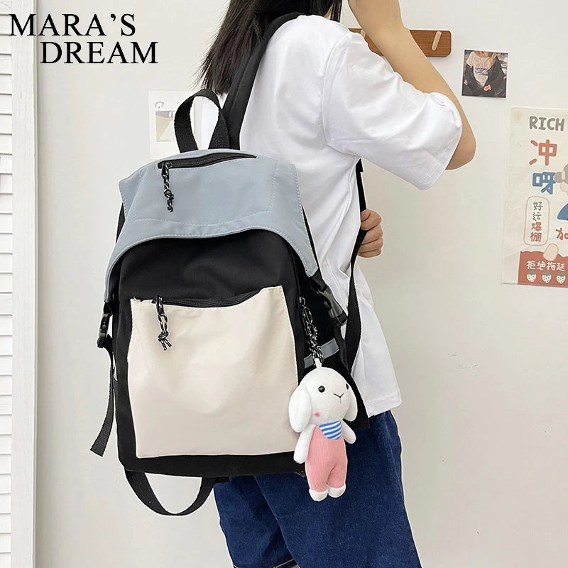 Mara's Dream Preppy Style School Bags High Nylon School Girl Backpack