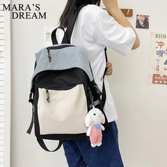 Mara's Dream Preppy Style School Bags High Nylon School Girl Backpack