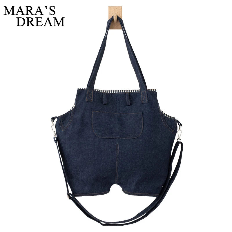 Mara's Dream Denim Jeans Shoulder Crossbody Bag Girl Totes For Women