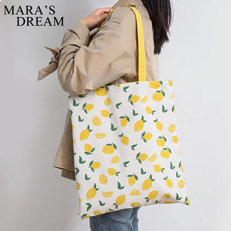 Mara's Dream Dual-use Shoulder Bag Cotton Linen Handbag