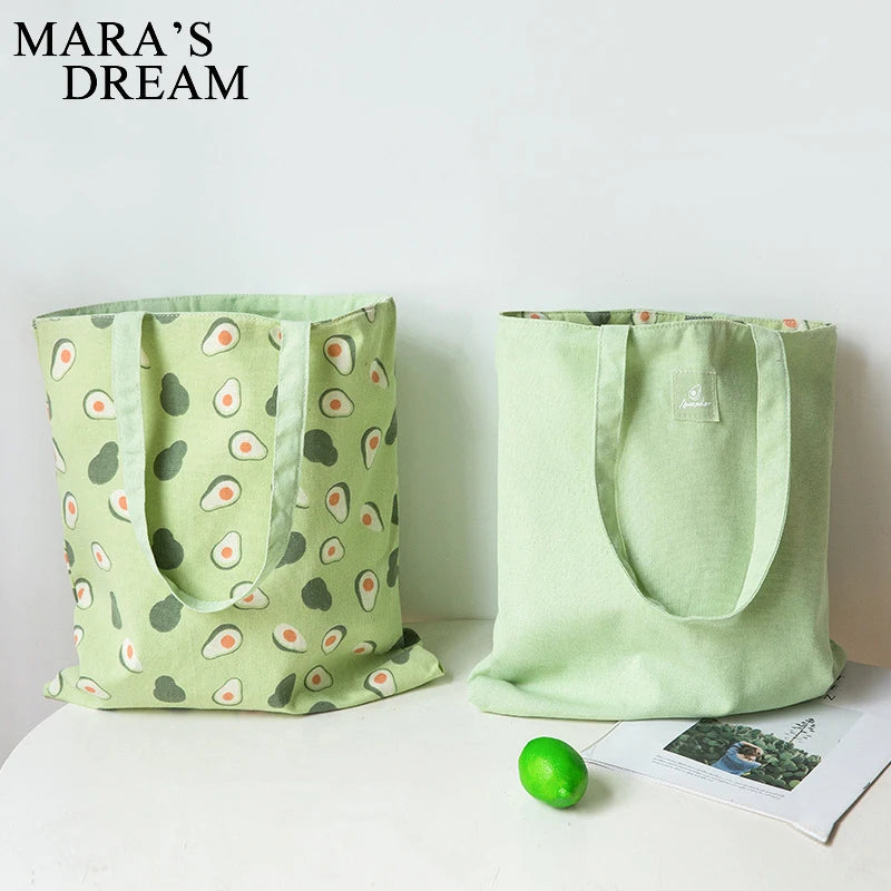 Mara's Dream Dual-use Shoulder Bag Cotton Linen Handbag