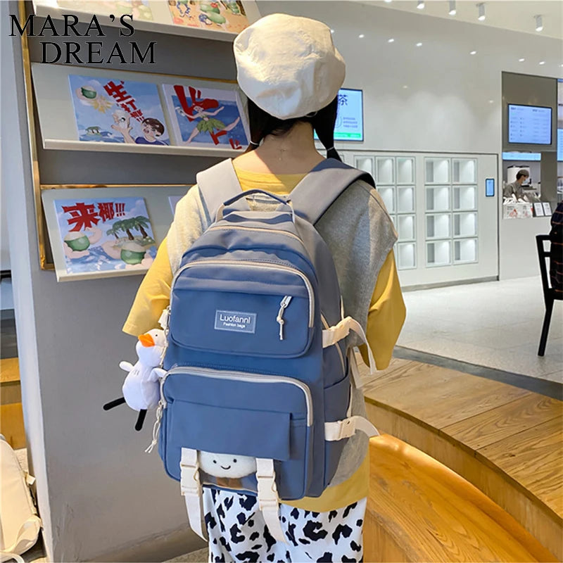 Mara's Dream Girl Laptop Student Backpack Women High Capacity Bag