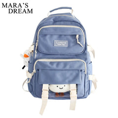 Mara's Dream Girl Laptop Student Backpack Women High Capacity Bag
