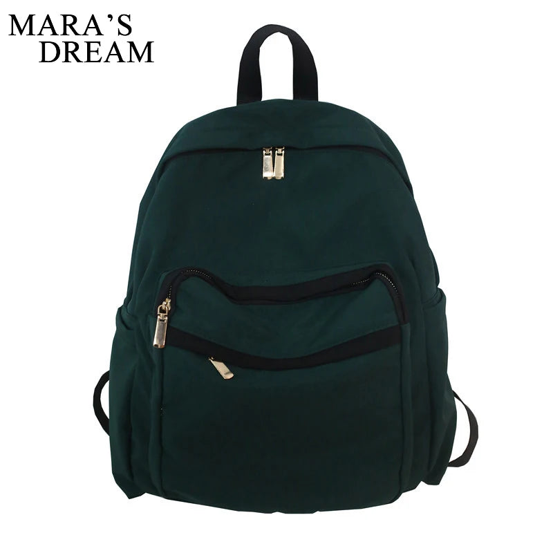 Mara's Dream Canvas Backpacks for Teen Girls School Travel Bookbag