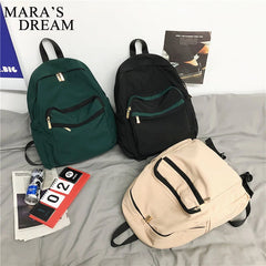 Mara's Dream Canvas Backpacks for Teen Girls School Travel Bookbag