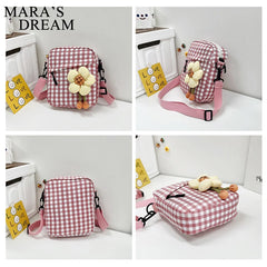 Mara's Dream Mobile Phone Bag Women Crossbody Bag Three-Dimensional Flowers
