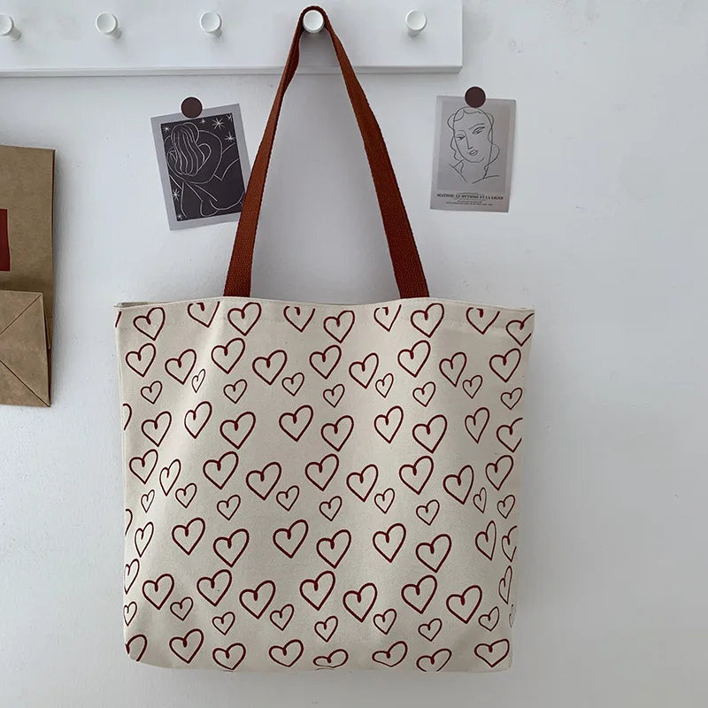Mara's Dream Sweet Style INS Canvas Large Female Shoulder Bag