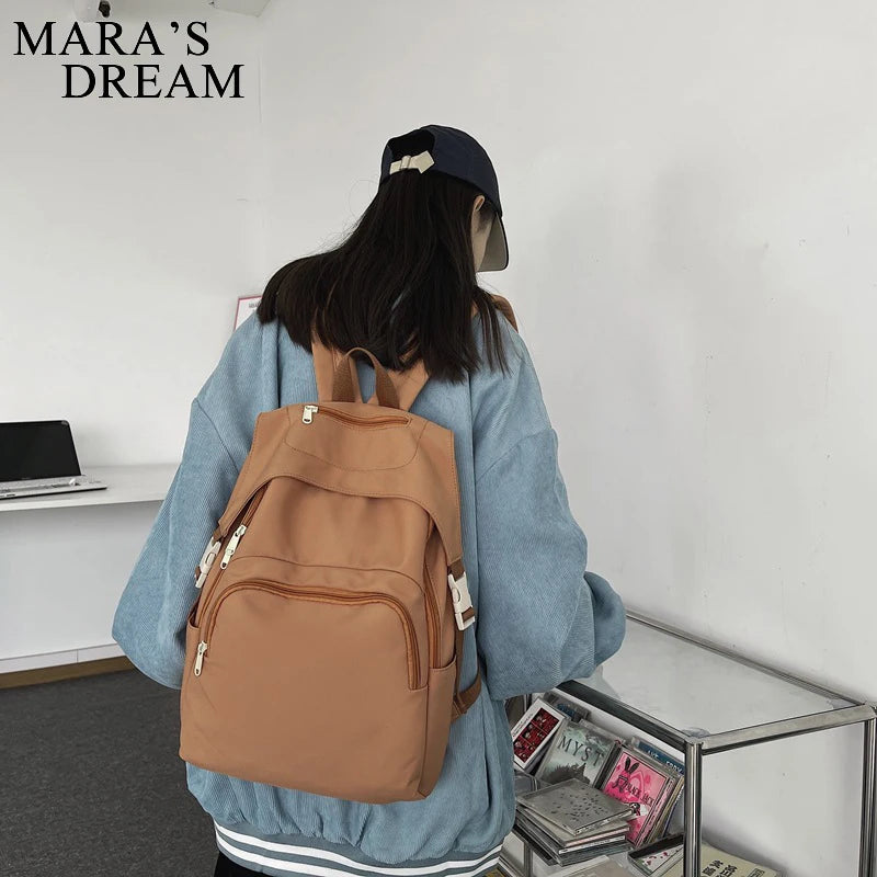 Mara's Dream Waterproof Backpack For Teenage Girl Mochila Student Women Backpack