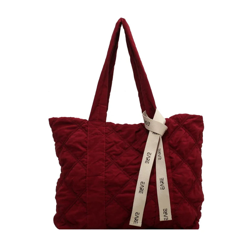 Mara's Dream Winter Large Shoulder Bags For Women's Bag Lingge Cotton Jacket Sho