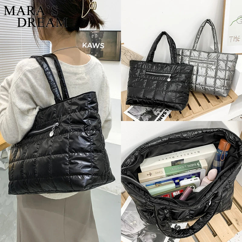 Mara's Dream Winter Down Bags Space Cotton Handbags Women's Bags