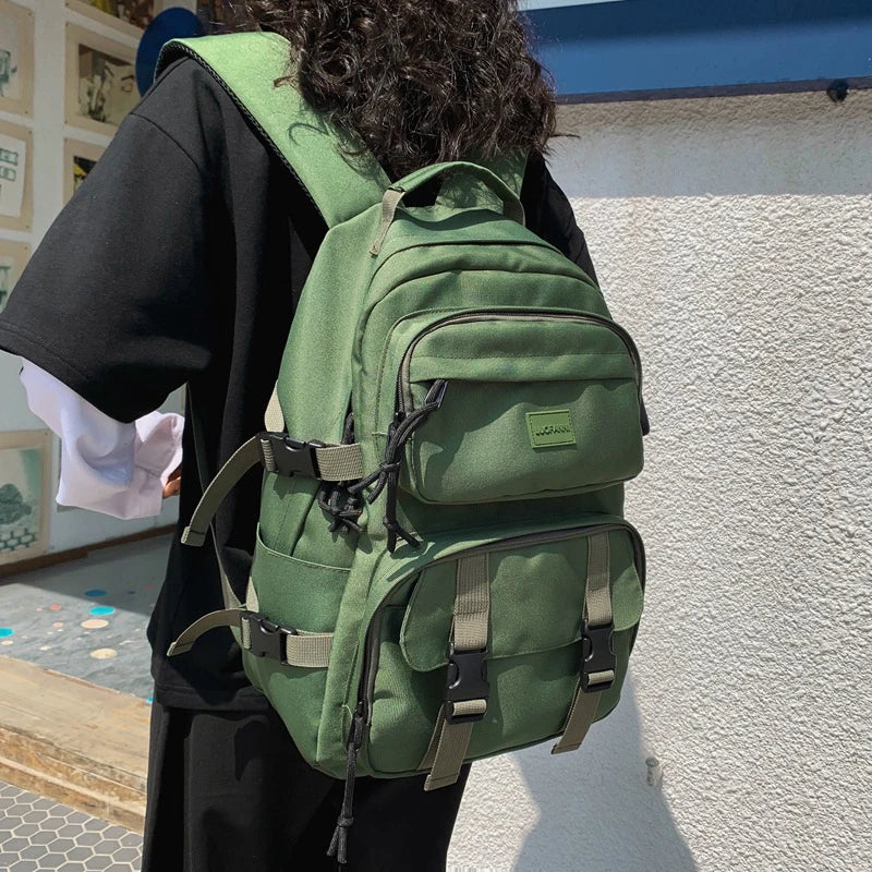 Mara's Dream Large Capacity Backpack Green
