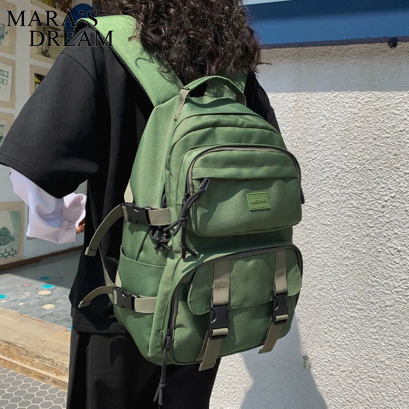 Mara's Dream Large Capacity Backpack Green