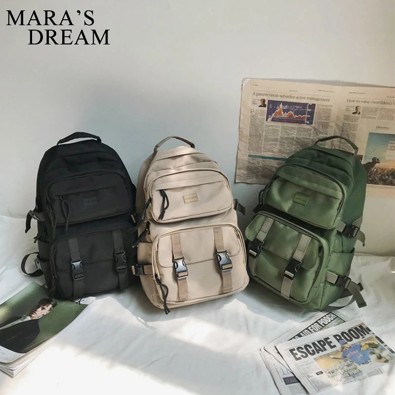 Mara's Dream Large Capacity Backpack Green