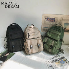 Mara's Dream Large Capacity Backpack Green
