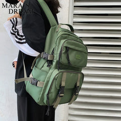 Mara's Dream Large Capacity Backpack Green