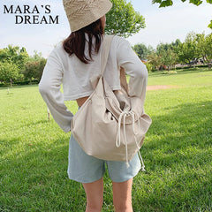 Mara's Dream High-Capacity Canvas Tote Bag