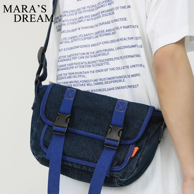 Mara's Dream Women Messenger Bag Denim Shoulder Crossbody Tote