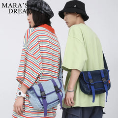 Mara's Dream Women Messenger Bag Denim Shoulder Crossbody Tote