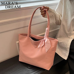 Mara's Dream Women Shoulder Bags Large Capacity Female Totes Solid Ladies Handba