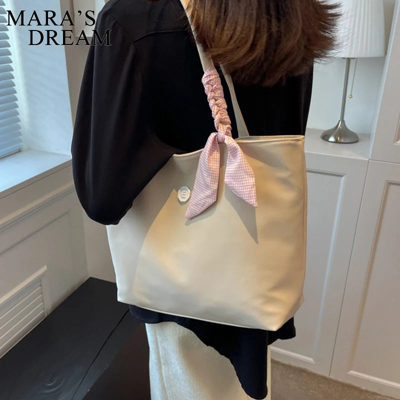 Mara's Dream Women Shoulder Bags Large Capacity Female Totes Solid Ladies Handba