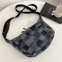 Mara's Dream Denim Shoulder Bag Canvas Unisex Handbag