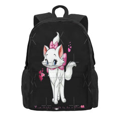 Marie Cat Backpacks Men Women Your Name