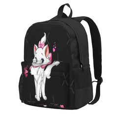 Marie Cat Backpacks Men Women Your Name