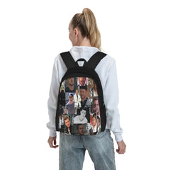 Mark Sloan Collage Backpacks Men's Backpacks Bags For Women Manga Eco Friendly