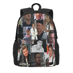 Mark Sloan Collage Backpacks Men's Backpacks Bags For Women Manga Eco Friendly