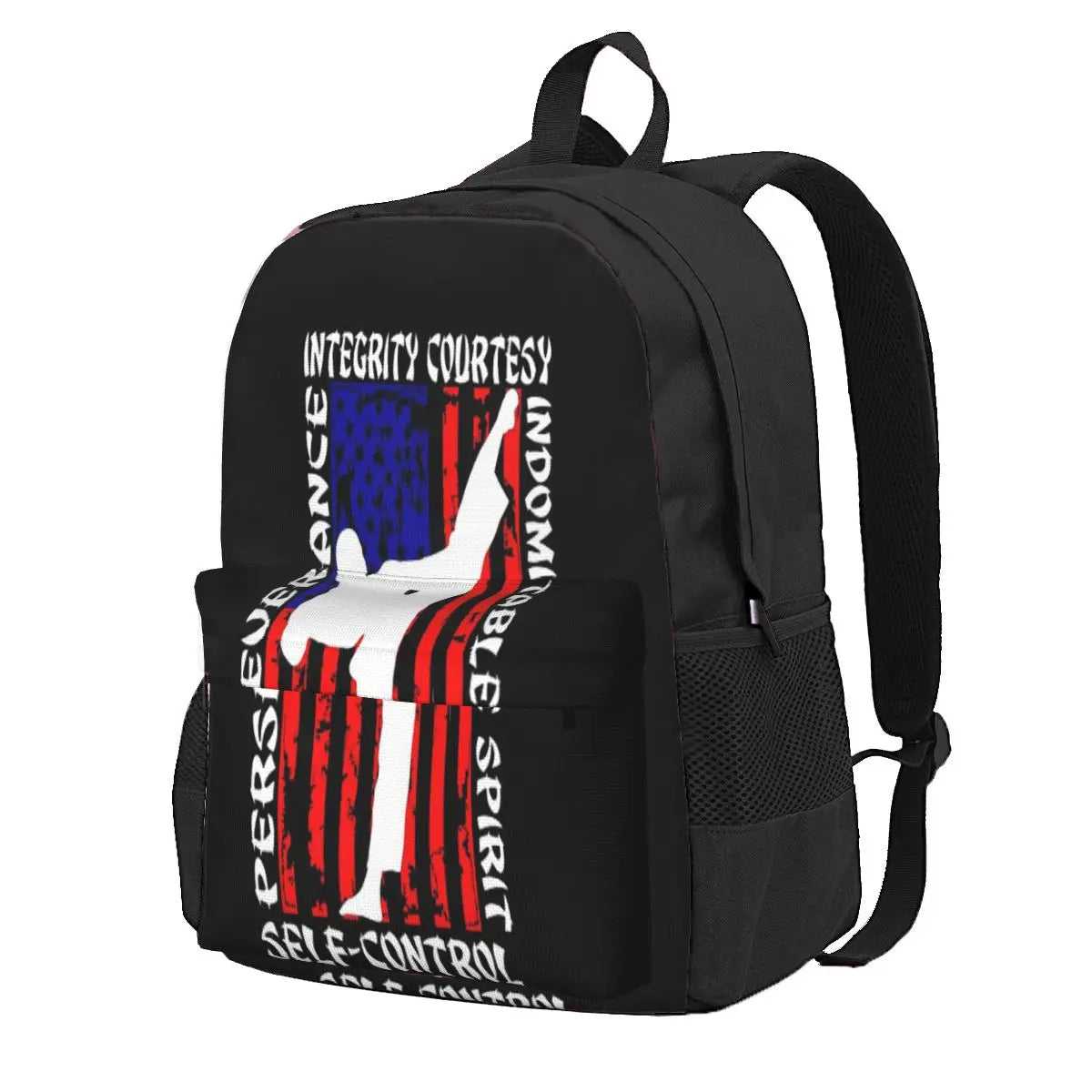 Taekwondo 5 Tenets Backpacks Men's & Women's Bags