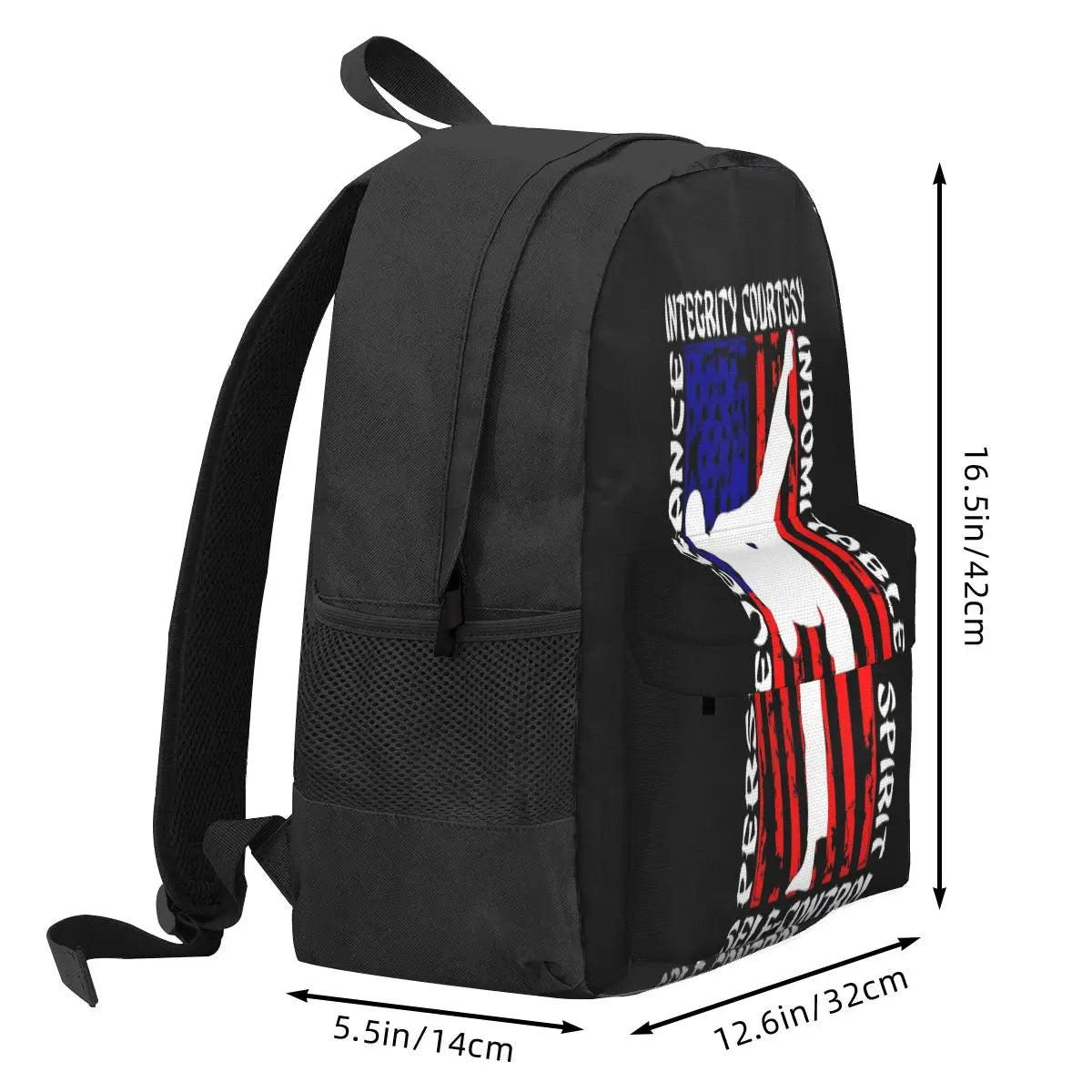 Taekwondo 5 Tenets Backpacks Men's & Women's Bags